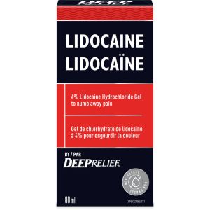 Deep Relief Lidocaine - Numbing Pain Relief Gel 80 mL