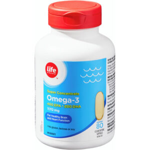 Life Brand Omega 3 1170mg 80 Capsules