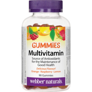 Webber Multivitamin Gummies Orange · Raspberry · Lemon 90 Capsules