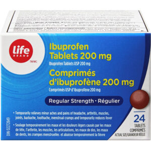 Life Brand LB Ibuprofen 200MG 24 TAB - Pain Relief Tablets