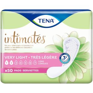 TENA Very Light Liners Long 50 Count