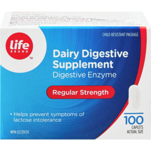 Life Brand LB Dairy Digestive 100 ea