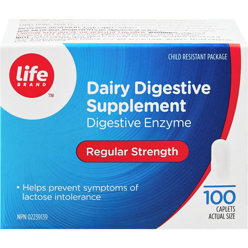 Life Brand LB Dairy Digestive 100 ea