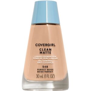 COVERGIRL Clean Matte Liquid Foundation - Perfect Beige 548