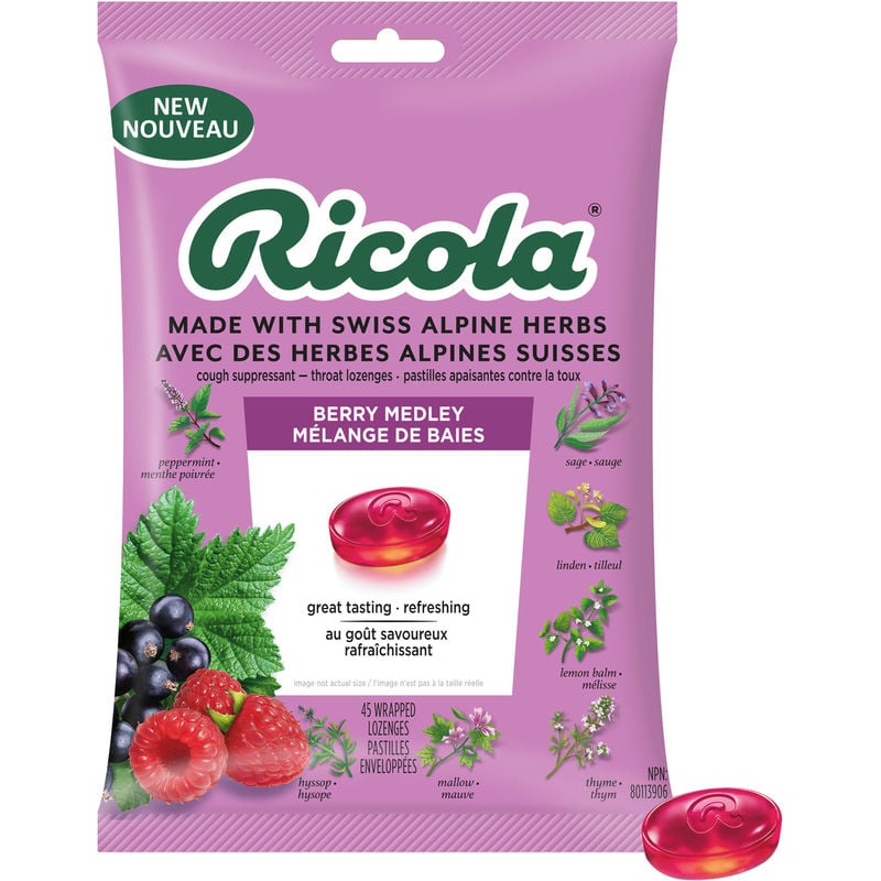Ricola Family Bag - Berry Medley 45 EA