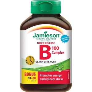Jamieson B Complex Timed Release 100 mg 120 Count