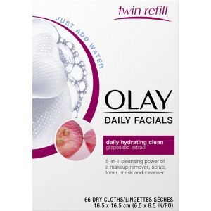 Olay Daily Facials Hydrating Cleansing Cloths 66 Count