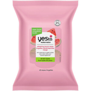 Yes To Watermelon Refreshing Facial Wipes 40 Count