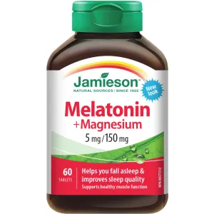 Jamieson Melatonin with Magnesium 60 Count