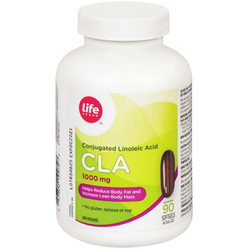 Life Brand Conjugated Linoleic Acid CLA 1000mg 90 Capsules