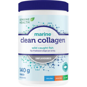 Genuine Health Marine Clean Collagen - Unflavored Hydrolyzed Collagen Powder