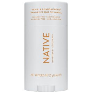 Native Vanilla & Sandalwood 75g Aluminum-Free Deodorant