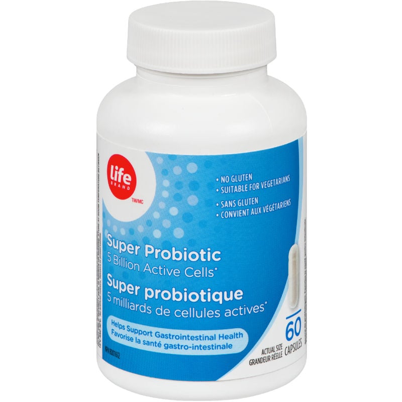 Life Brand Super Probiotic 5 Billion Active Cells 60 Capsules