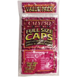 Calypso Plastic Caps Clear 15 Pack