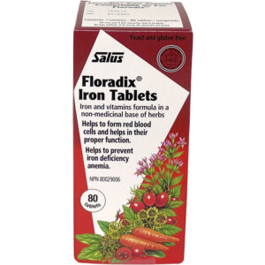 Salus Haus Floradix Iron Tablets 80 EA