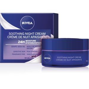 Nivea Essentials 24H Moisture Boost + Soothe Night Cream 50 mL