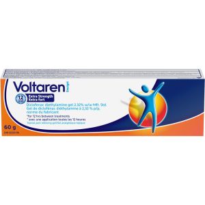 Voltaren Emulgel Extra Strength Gel for Back, Joint & Muscle Pain 60g