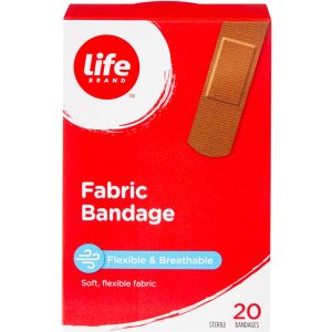 Life Brand Fabric Bandages Light 20ct