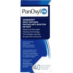 PanOxyl PM Overnight Spot Patches, Clear 40 Count