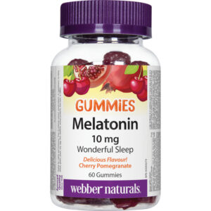 Webber Melatonin Gummies 10mg 60 Capsules