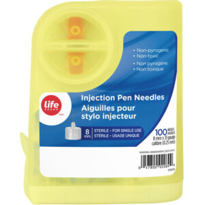 Life Brand Injection Pen Needles 100 Count LB Diabetic Pen Needle 31x8mm