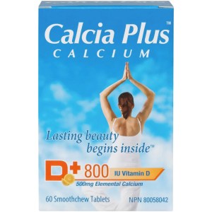 Calcia Plus Calcium D+800 Orange 60 ea