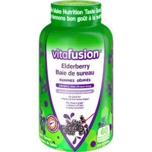Vitafusion Elderberry Gummies 60 Count
