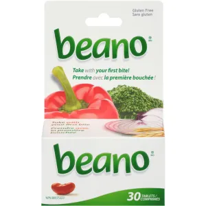 Beano Tablets 30 ea - Gluten-free