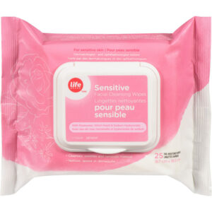 Life Brand Sensitive Facial Cleansing Wipes 25 PCS