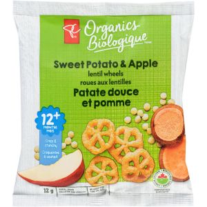 PC Organics Lentil Wheels Sweet Potato & Apple 12 g