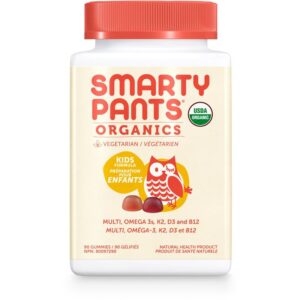 SmartyPants Organic Kids Complete 90 Multivitamin 90 Count
