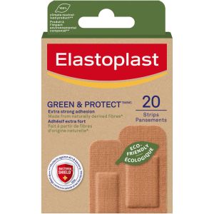 Elastoplast Green & Protect Strips 20s 20 Pieces