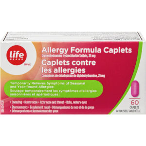 Life Brand Allergy Formula Caplets