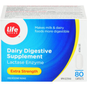 Life Brand LB Dairy Digestive ES 80 ea