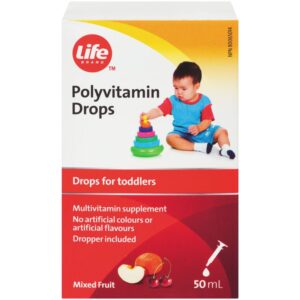 Life Brand Polyvitamin Drops 50 mL - Essential Vitamins for Toddler Growth