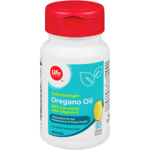 Life Brand Oregano Oil with Vitamin E 90 Capsules