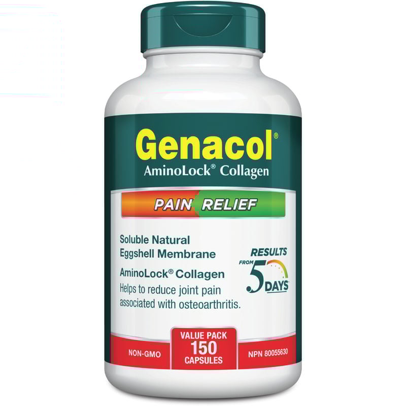 Genacol Pain Relief with AminoLock Collagen and Natural Eggshell Membrane 150 Capsules