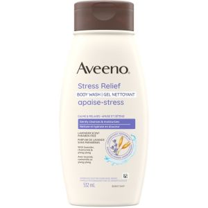 Aveeno Stress Relief Body Wash for Dry Skin Relief 532 mL