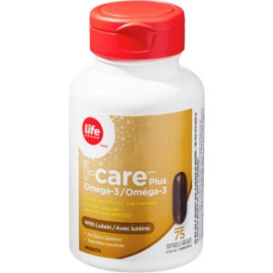 Life Brand AREDS 2 Plus Omega 3 with Lutein 75 Capsules