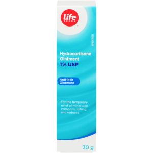 Life Brand Hydrocortisone 1% Ointment 30 g