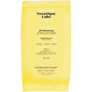 SweetSpot Labs pH-Balancing Intimate & Body Wipes 30 Wipes