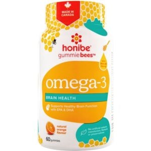 Honibe Omega-3 Gummie Bees 60 EA