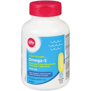 Life Brand Omega-3 EPA/DHA 1425mg 50 Capsules
