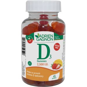 Adrien Gagnon Vitamin D3 2500 IU Gum