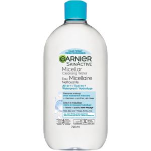 Garnier Micellar Cleansing Water, All-in-One Cleanser and Waterproof Makeup Remover