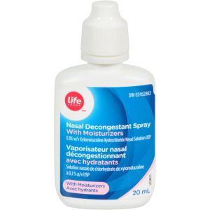 Life Brand LB Nasal Decongestant Spray with Moisturizers 20 mL
