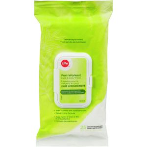 Life Brand Post Workout Cleansing Wipes 25 PCS