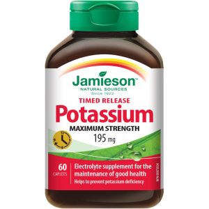 Jamieson Potassium 195 Mg Timed Release 60 Count