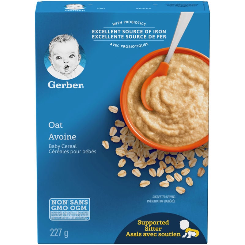 GERBER Stage 1 Oat Baby Cereal 227 g
