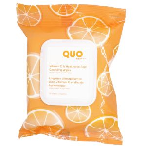 Quo Beauty Vitamin C Cleansing Cloths Brightening 30 Count
